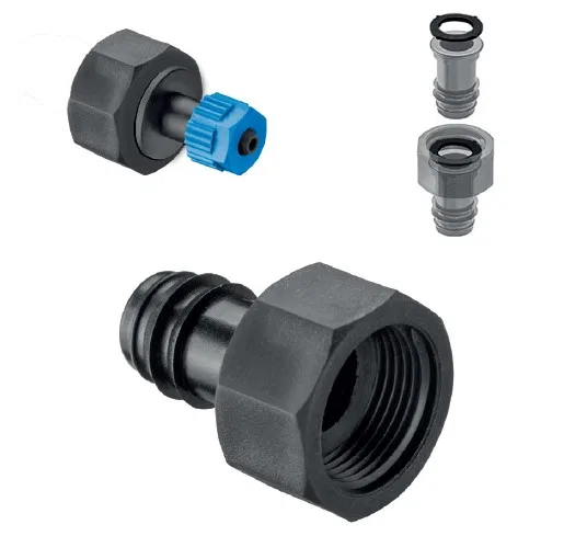 UNIÓN ROSCA HEMBRA ACETAL CON TUERCA LOCA